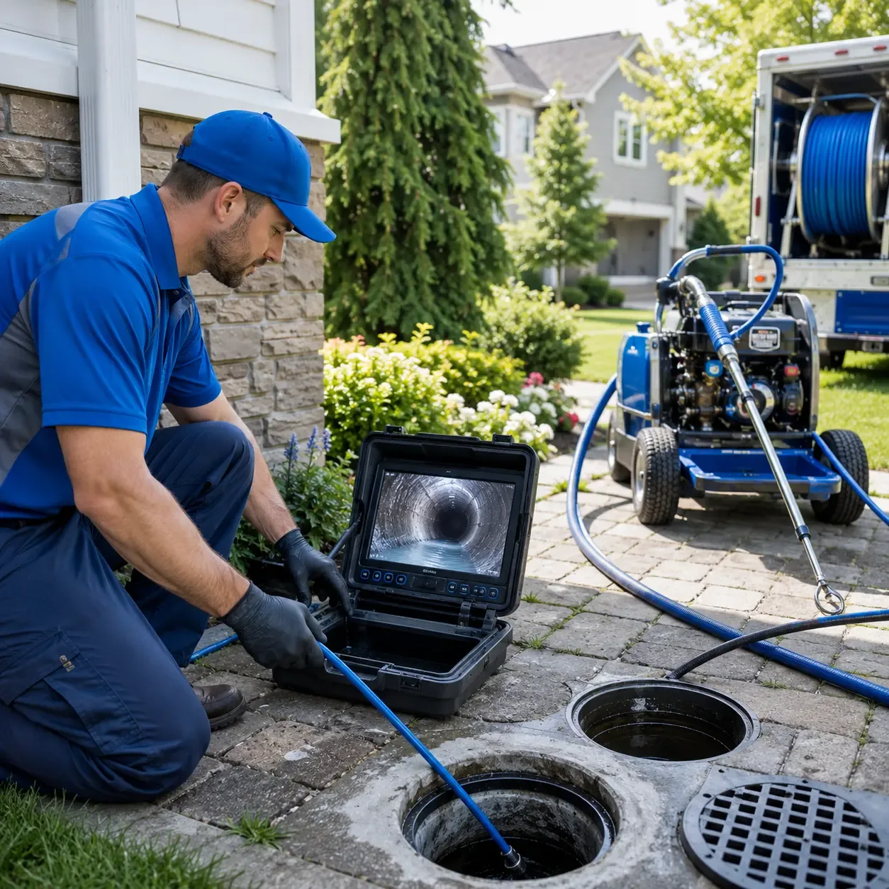 Outdoor drain cleaning professionals serving Marianna, PA